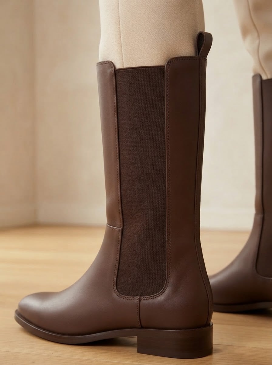 Margaux - Chelsea Riding Boots - detail close-up