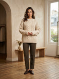 Margaux - Oversized Chunky Knit Jumper - front view