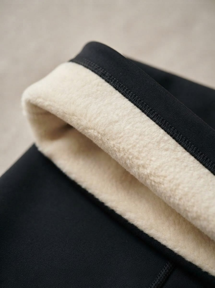 Margaux - Thermal Fleece Leggings - detail close-up