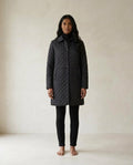 Maya | Elegant Quilted Coat for Winter — front | Maison Perigee
