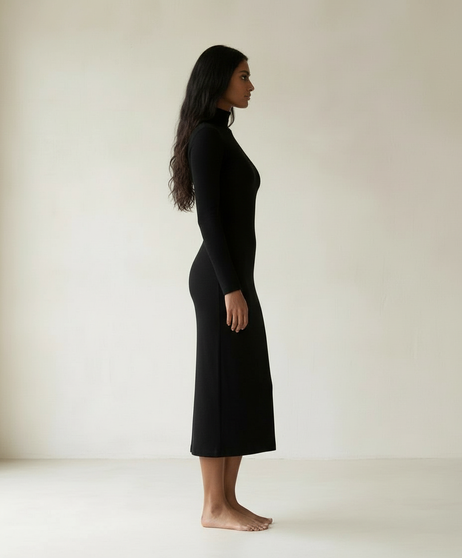 Maya | Refined High-Neck Dress for Autumn/Winter - part 2