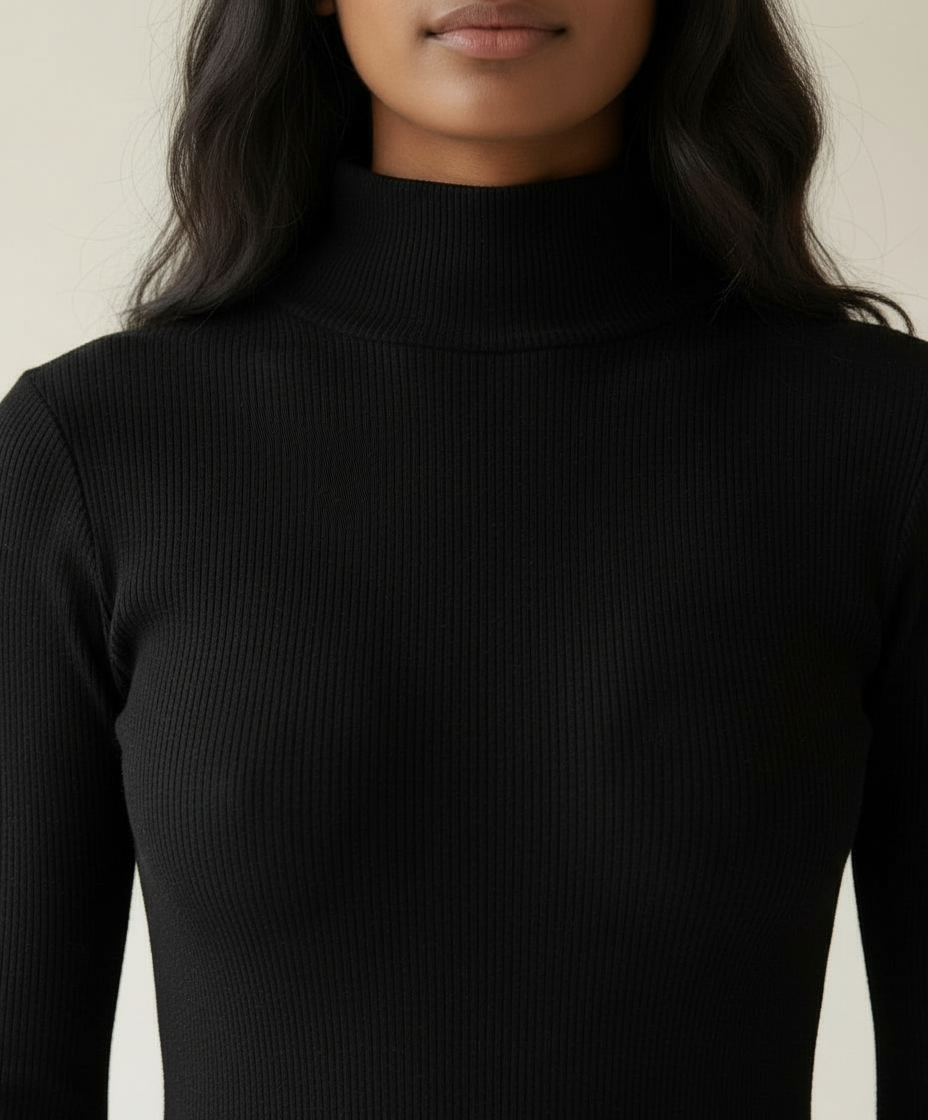 Maya | Refined High-Neck Dress for Autumn/Winter - part 4