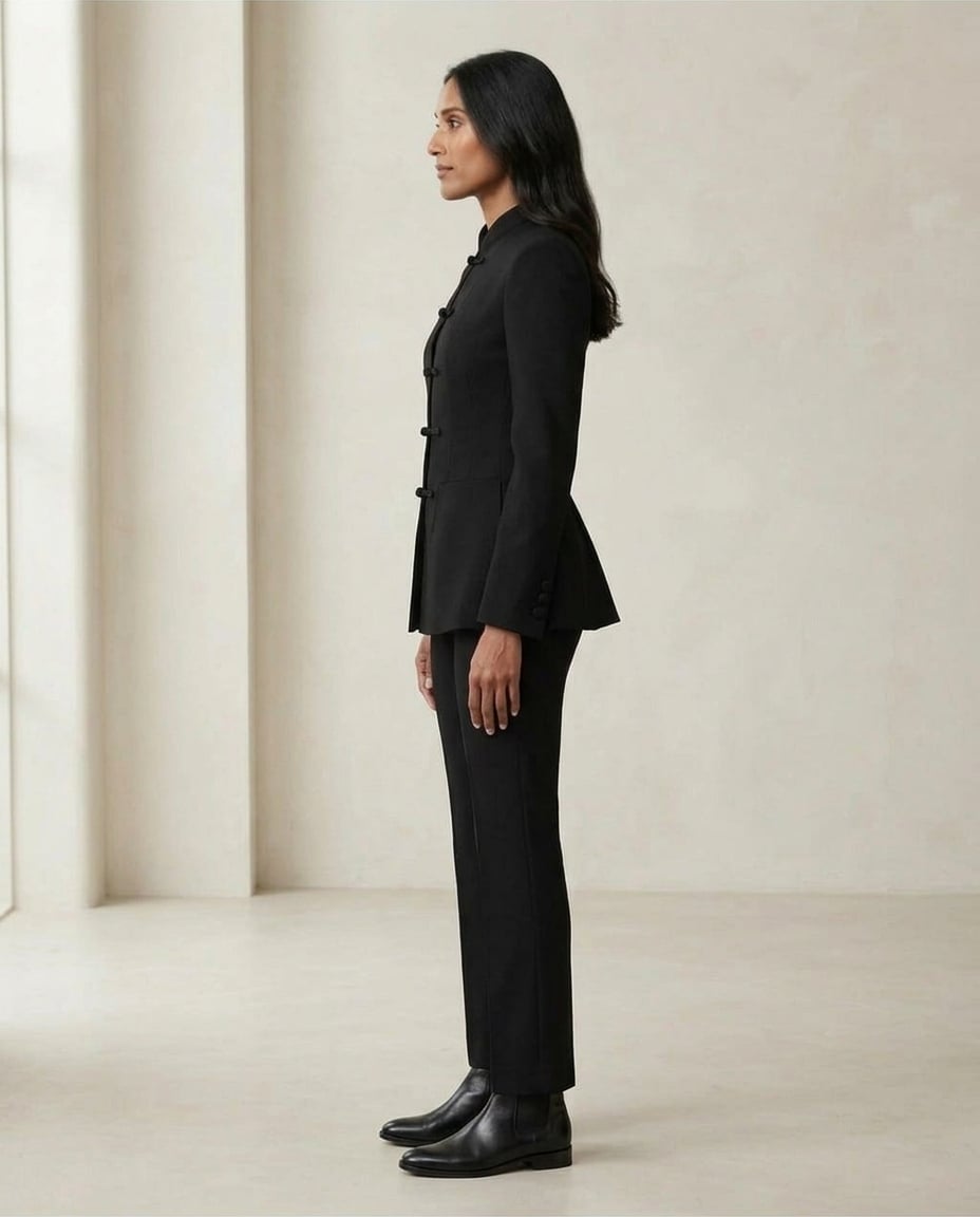 Maya | Sophisticated Blazer for Autumn/Winter - Side View