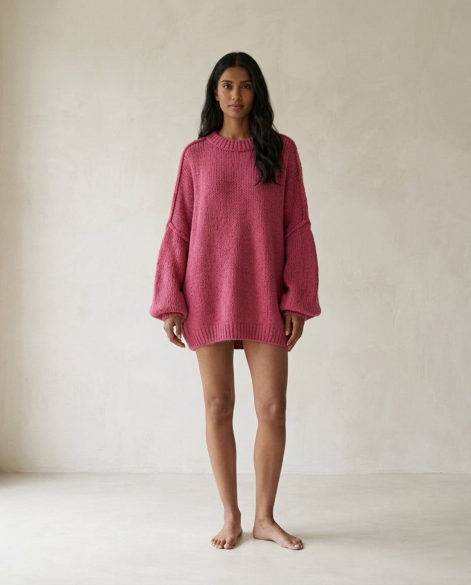 Maya | Timeless Chunky Knit Sweater for Autumn/Winter — front | Maison Perigee