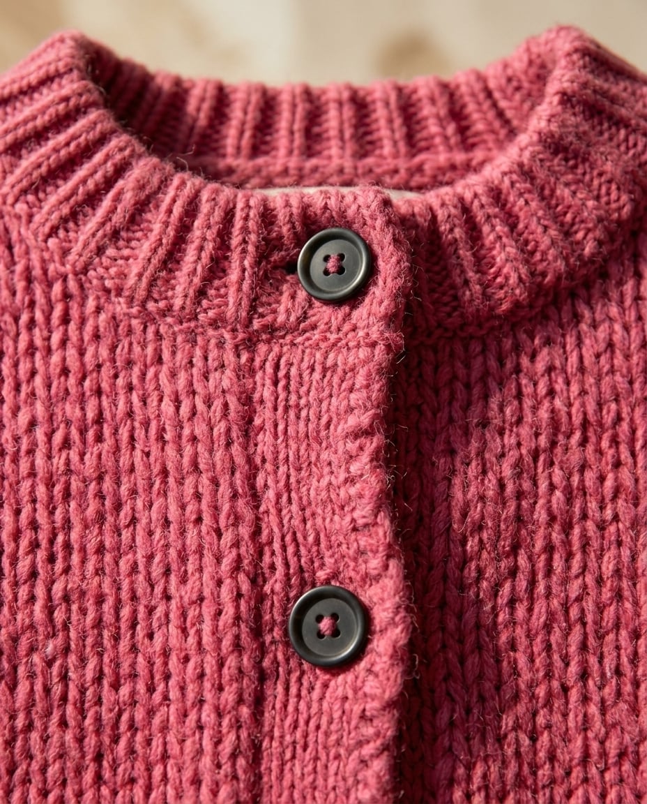 Maya | Timeless Chunky Knit Sweater for Autumn/Winter — detail | Maison Perigee