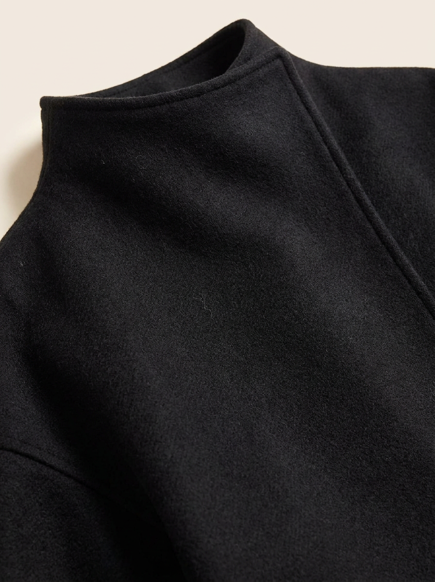 Maya Timeless Oversized Cocoon Coat for Winter - part 4