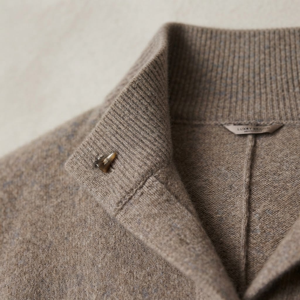 Maya | Timeless Knit Sweater for Autumn/Winter - Detail Close-Up