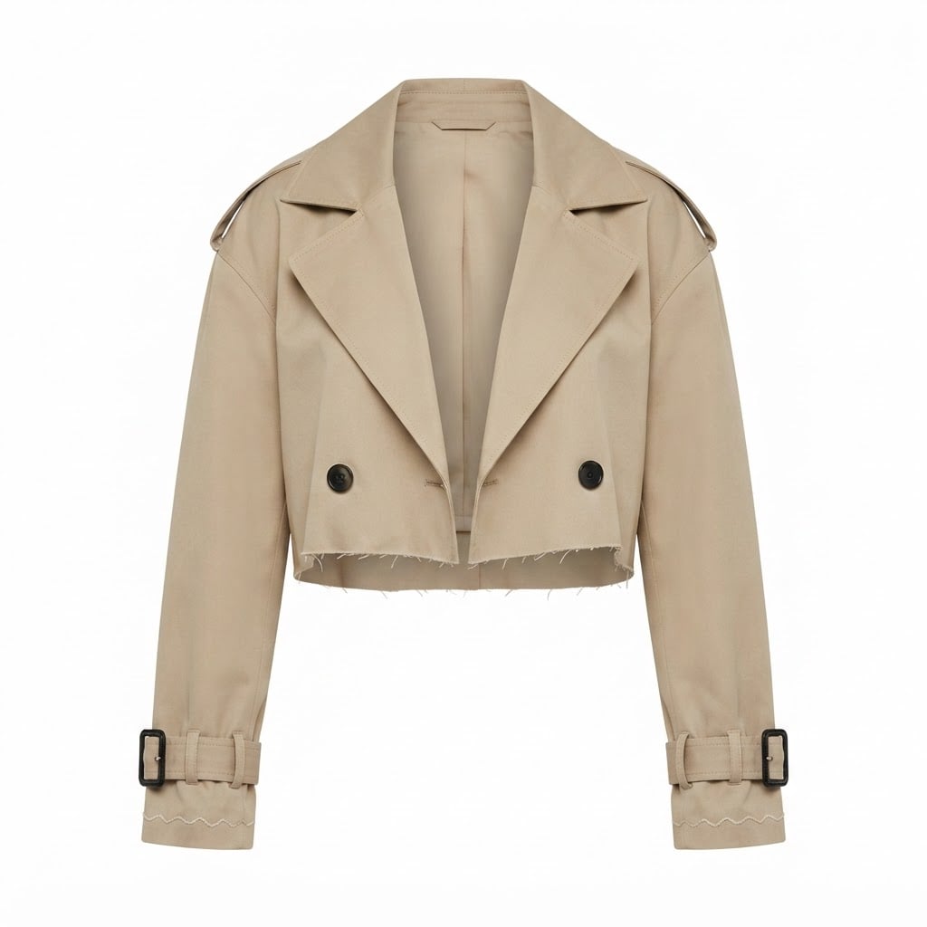 Maya | Timeless Trench Jacket for Autumn - Product Photo