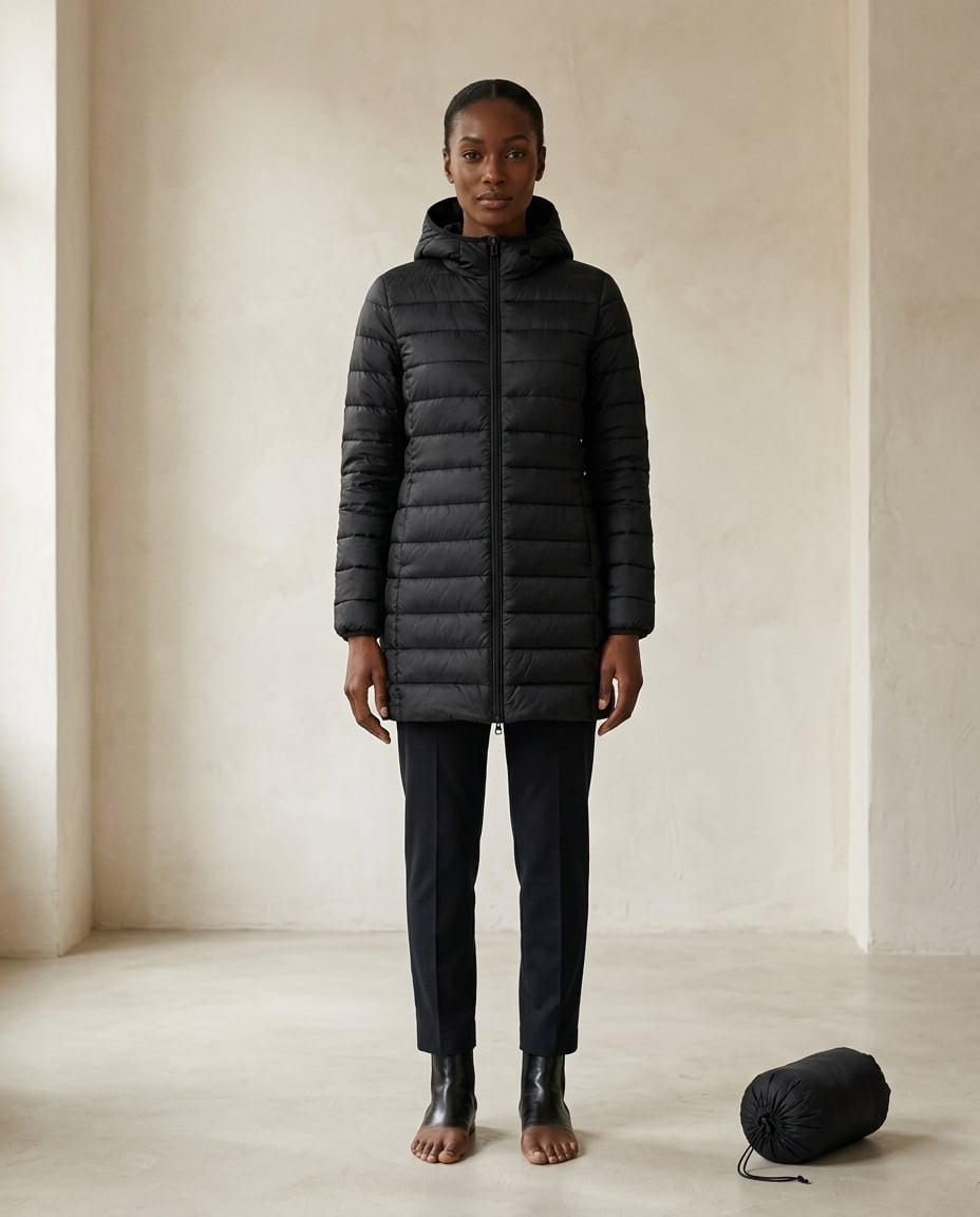 Naomi | Effortless Quilted Puffer Jacket for Autumn/Winter - Front View