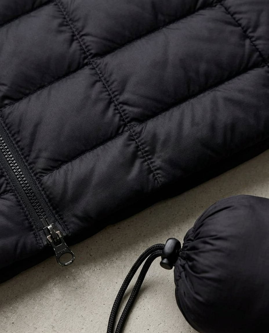 Naomi | Effortless Quilted Puffer Jacket for Autumn/Winter - Detail Close-Up