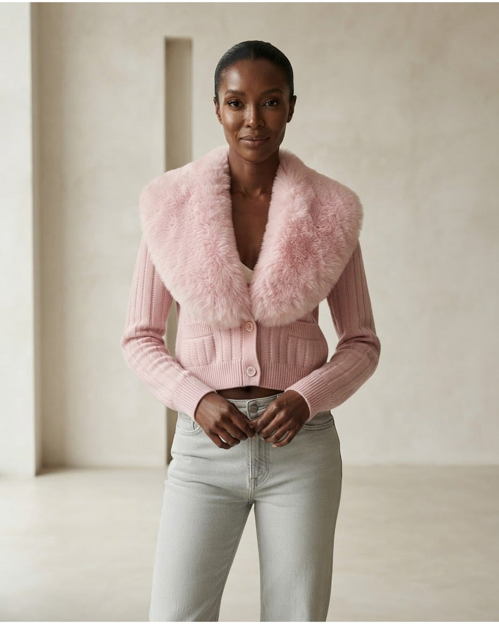 Naomi | Elegant Cardigan for Autumn/Winter - Front View