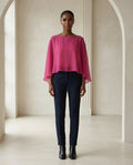 Naomi | Elegant Chiffon Cape for Autumn/Winter - Front View