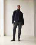 Naomi | Elegant Cropped Jacket for Autumn/Winter - Front View