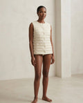 Naomi | Elegant Quilted Vest for Autumn/Winter — front | Maison Perigee