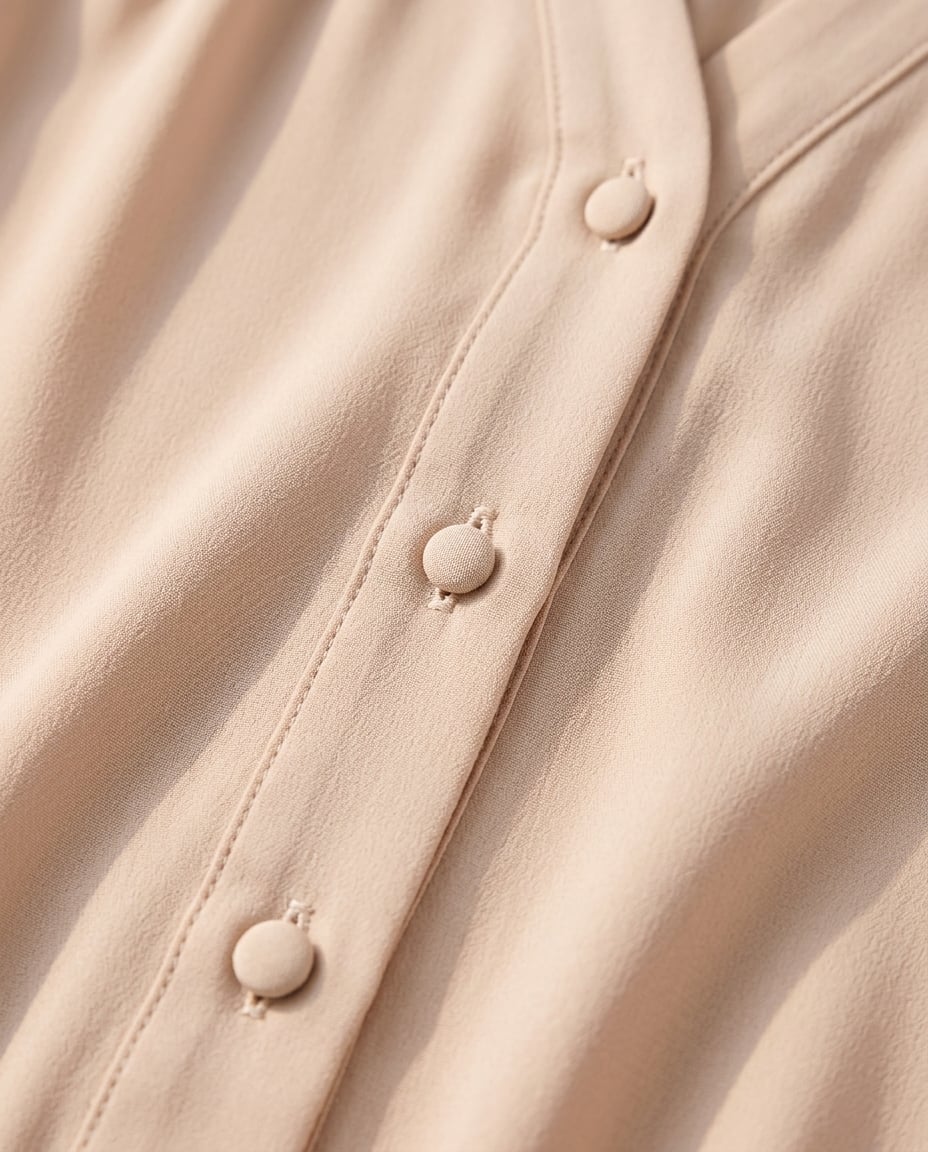 Naomi | Refined Faux Leather Skirt — detail | Maison Perigee