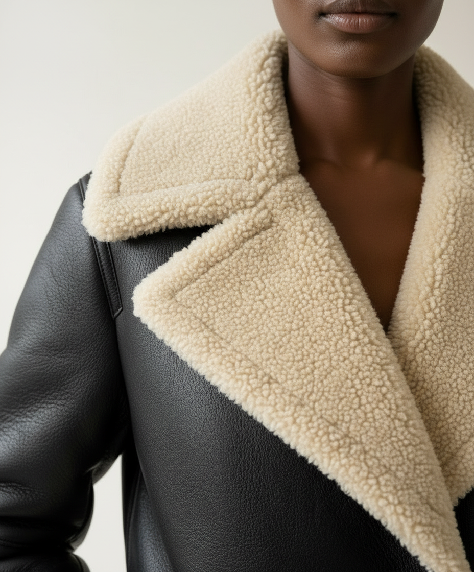 Naomi | Refined Leather Jacket for Winter - part 4