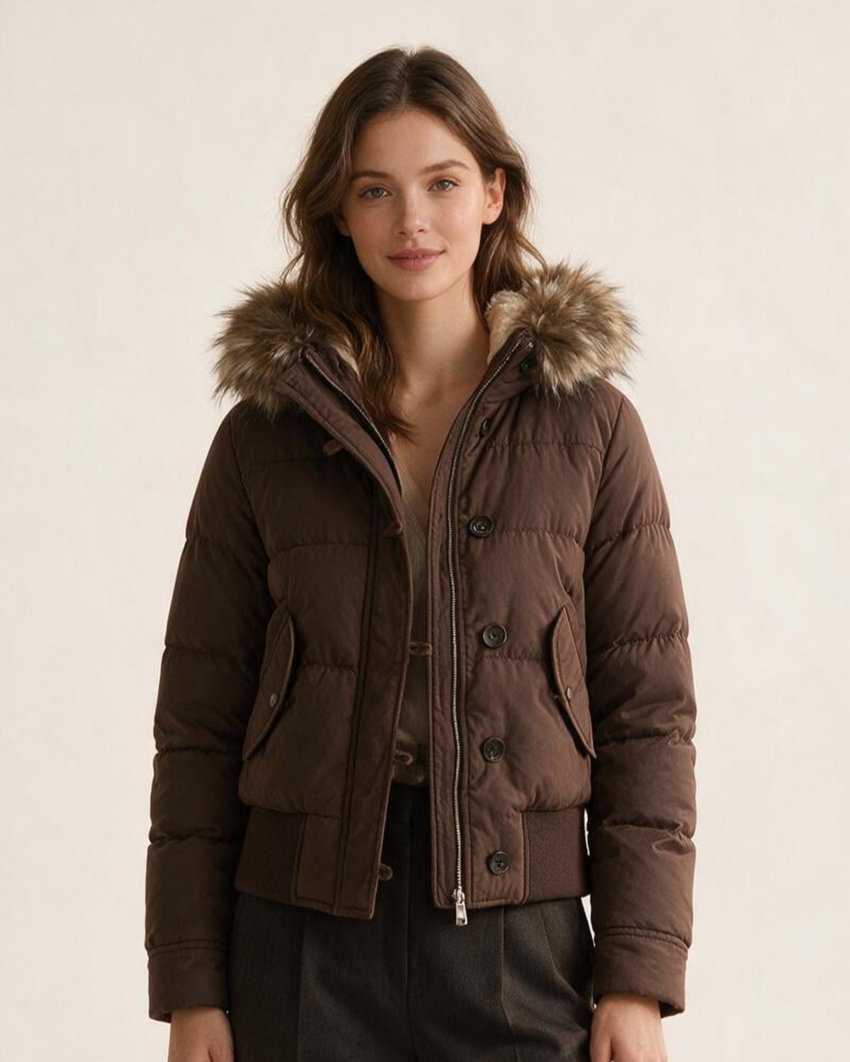 Naomi sophisticated jacket — front hero view, autumn winter fashion