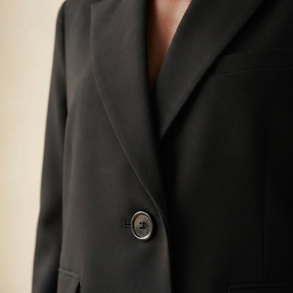 Naomi | Timeless Blazer for Autumn/Winter - Detail Close-Up