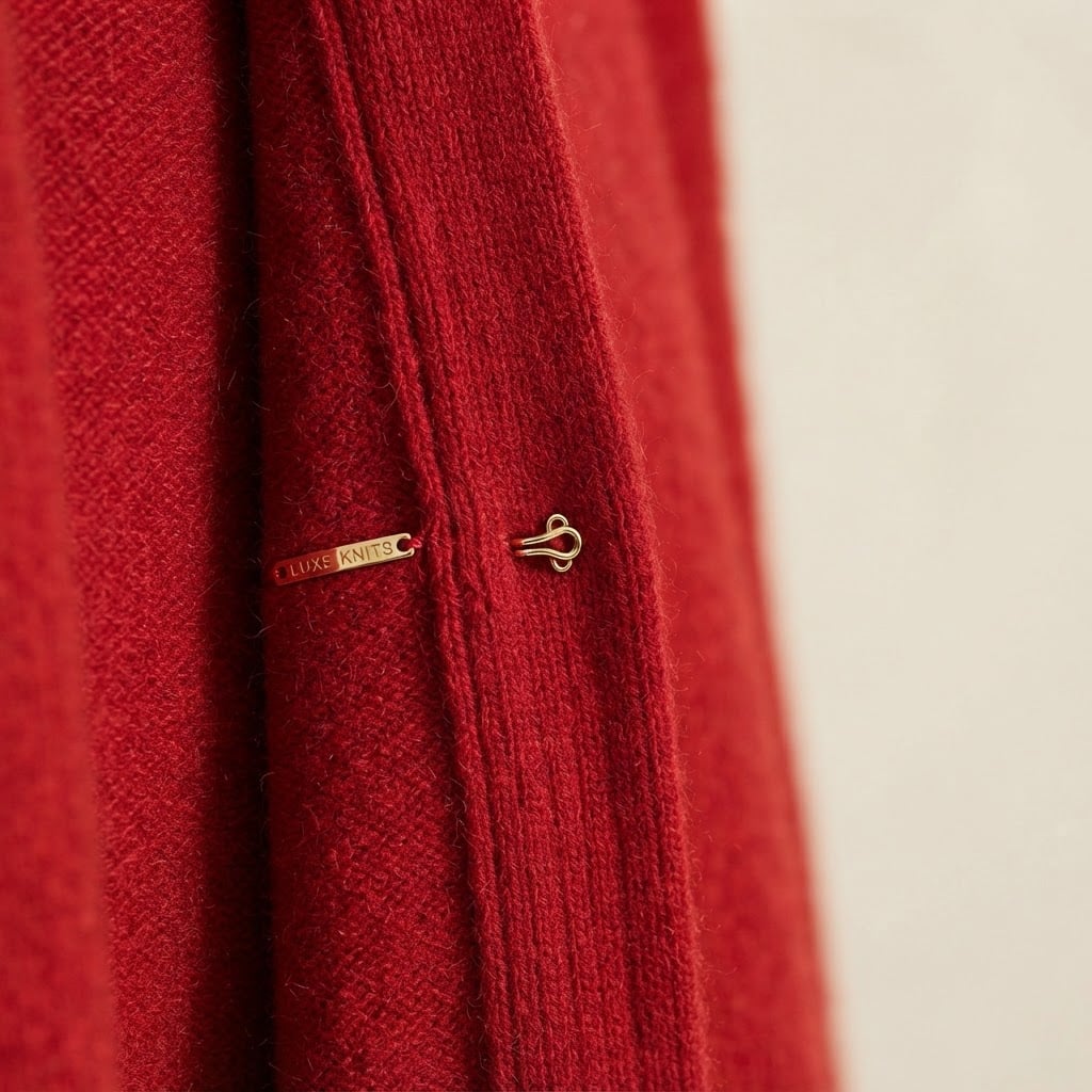Naomi | Timeless Open-Front Cardigan for Autumn/Winter - Detail Close-Up