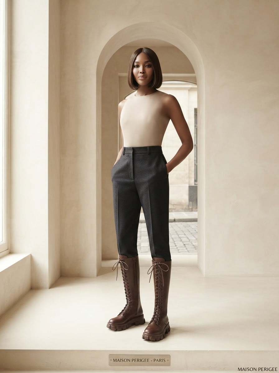 Noémie - Chelsea Riding Boots - front view