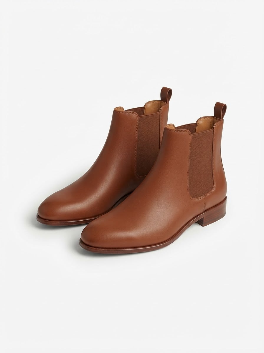 Noémie - Chelsea Riding Boots - flat lay