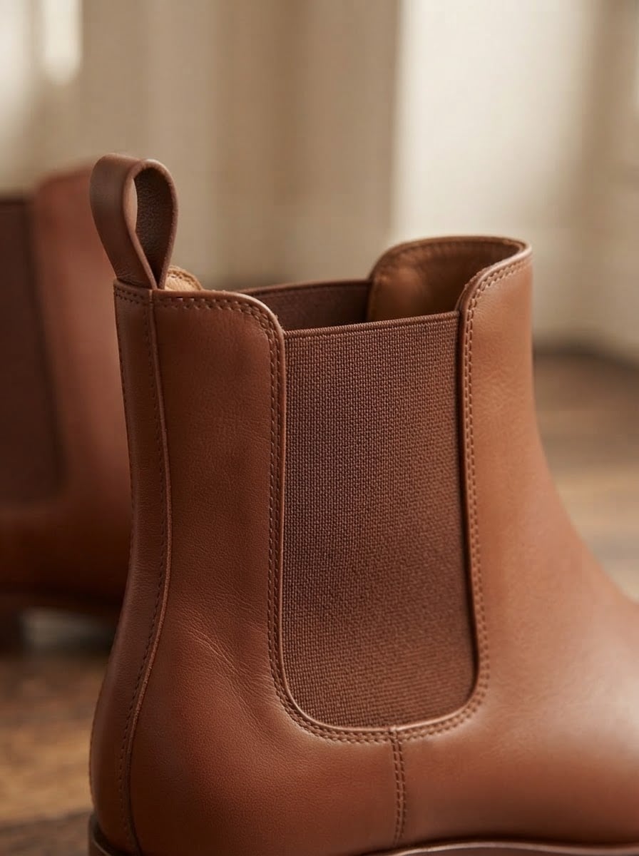 Noémie - Chelsea Riding Boots - detail close-up