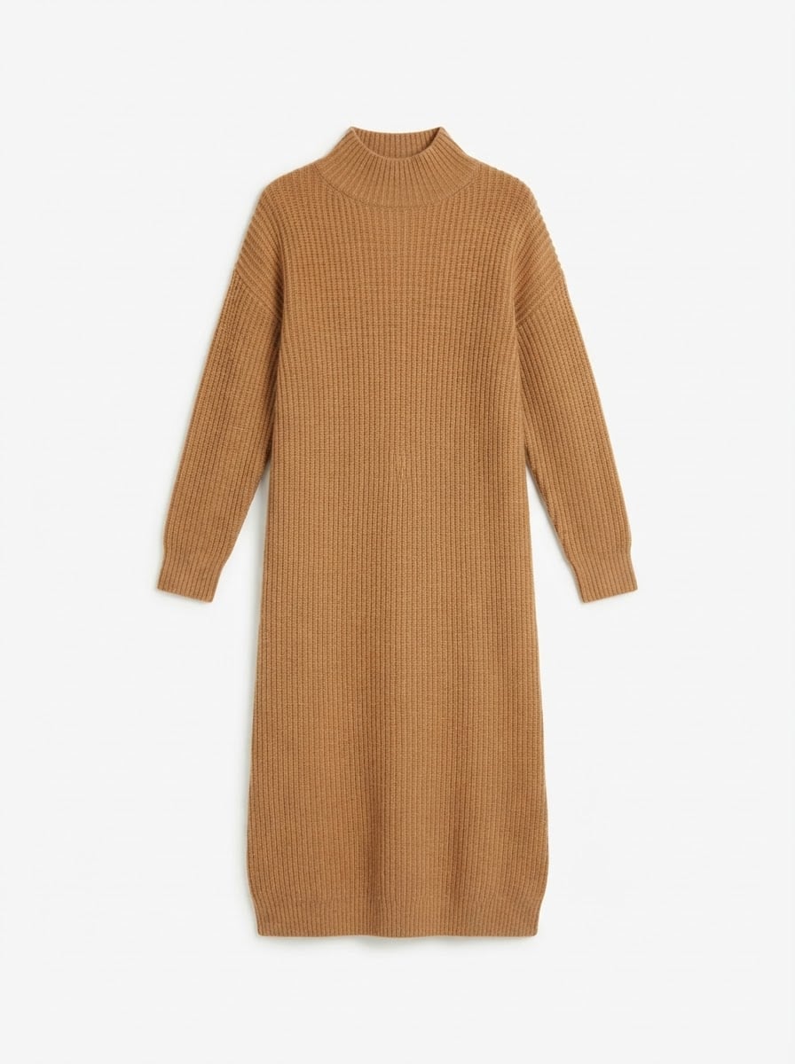 Noémie - Cosy Knit Sweater Dress - flat lay