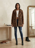 Noémie - Luxe Faux Fur Coat for Winter - front view