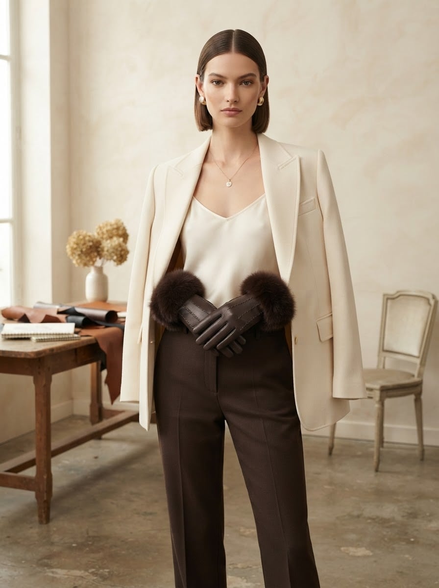 Noémie - Luxe Winter Accessory - front view