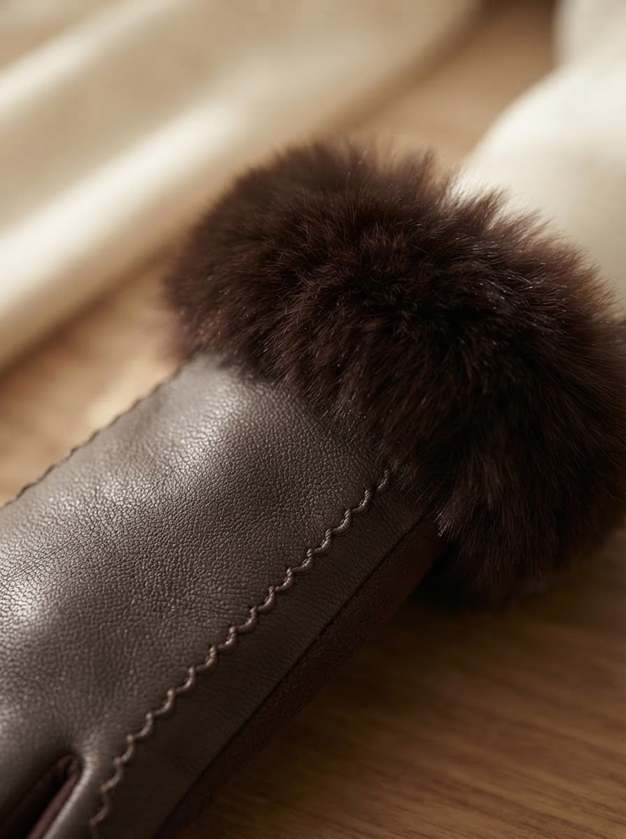 Noémie - Luxe Winter Accessory - detail close-up