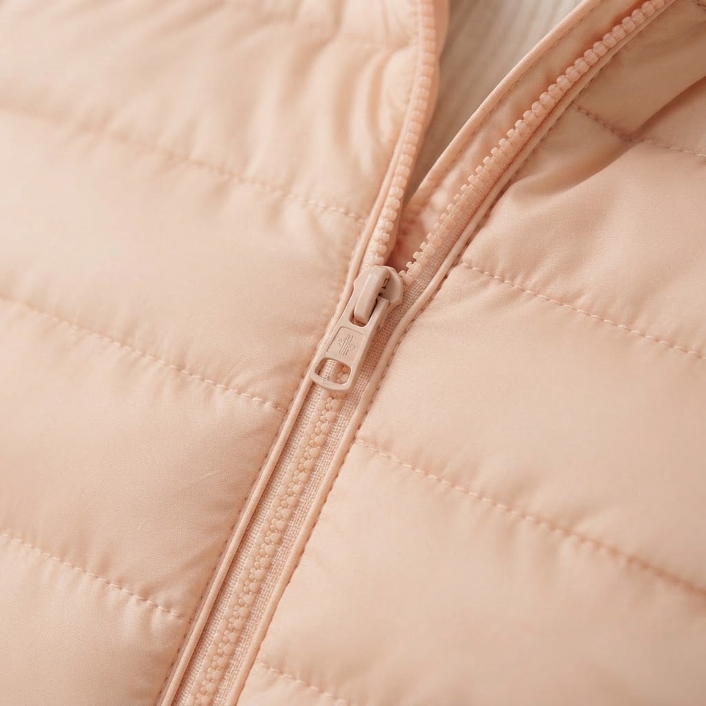 Sophie | Effortless Puffer Jacket for Autumn/Winter - Detail Close-Up