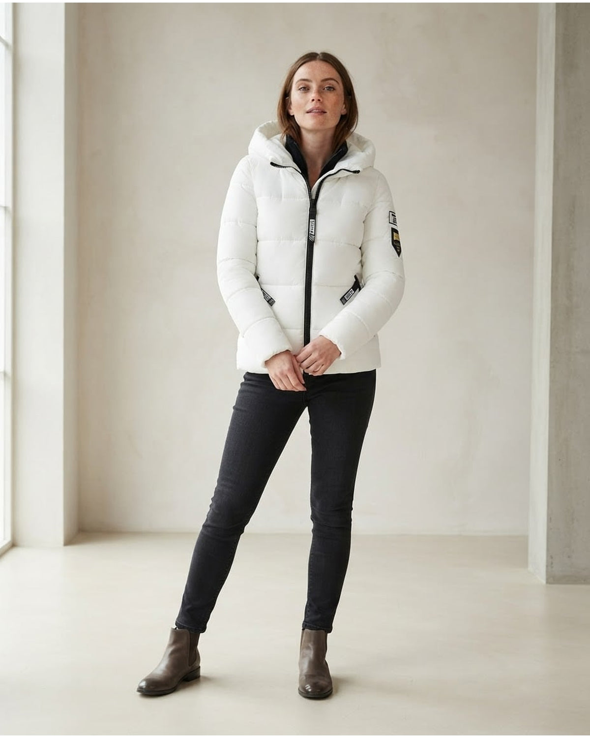 Sophie | Effortless Quilted Puffer for Winter - Front View