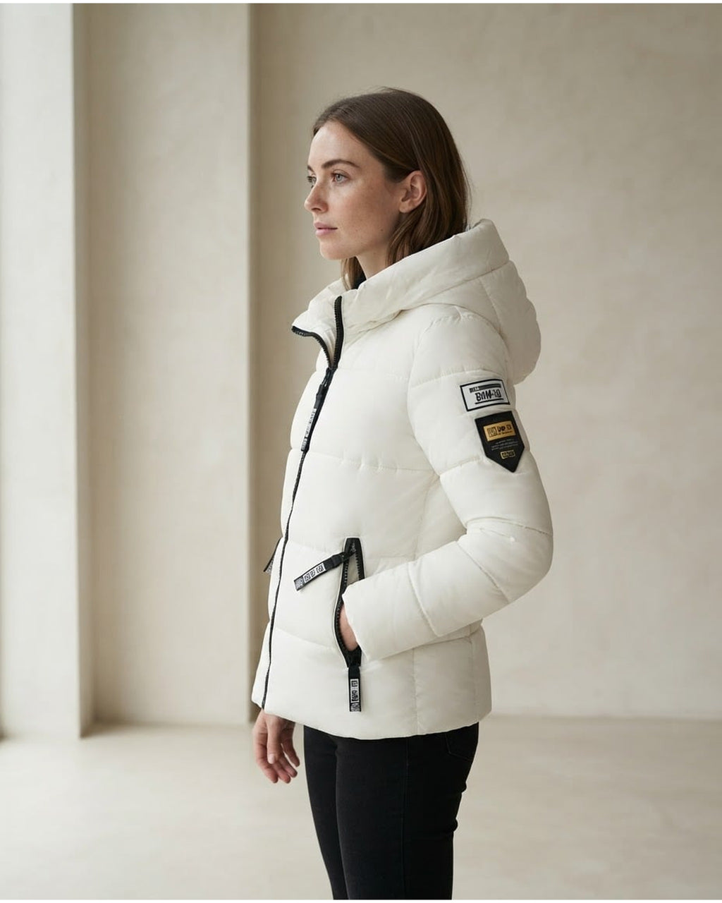 Sophie | Effortless Quilted Puffer for Winter - Side View