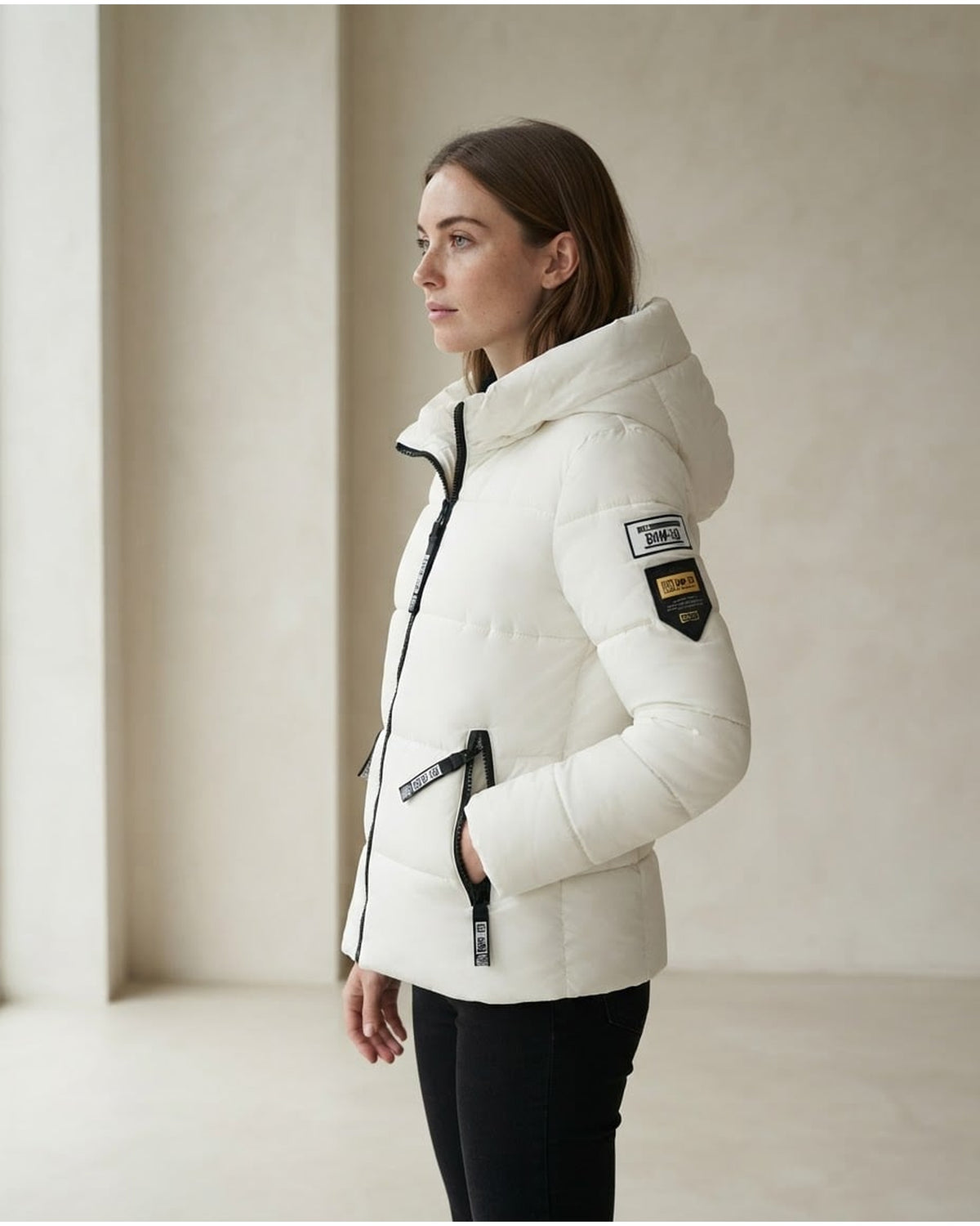 Sophie | Effortless Quilted Puffer for Winter - Side View
