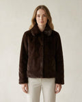 Sophie | Elegant Faux Fur Coat for Winter — front | Maison Perigee