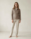 Sophie | Elegant Quilted Jacket for Autumn/Winter — front | Maison Perigee