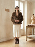 Sophie - Luxe Faux Fur Coat for Winter - front view