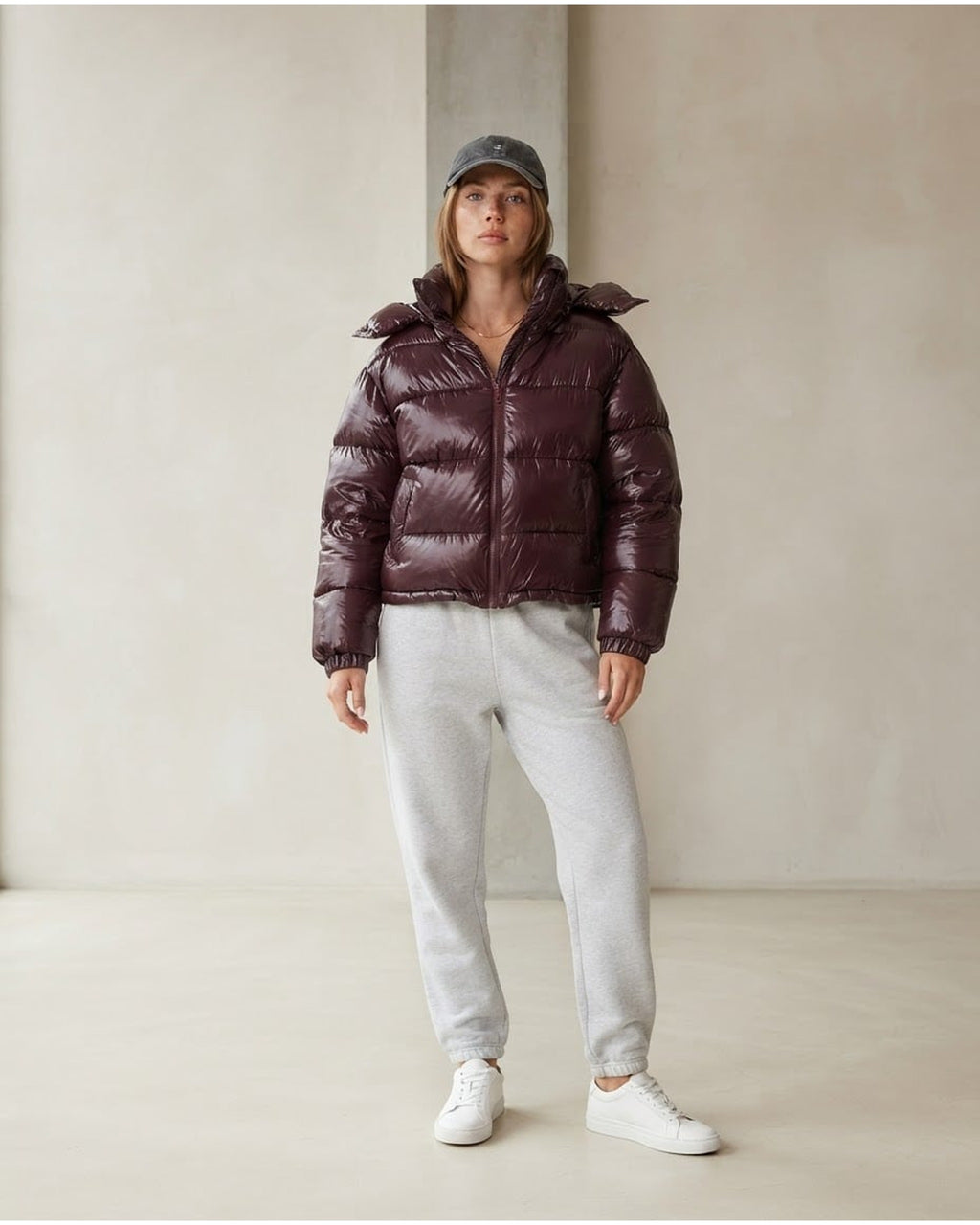 Sophie | Refined Padded Coat for Winter - Front View