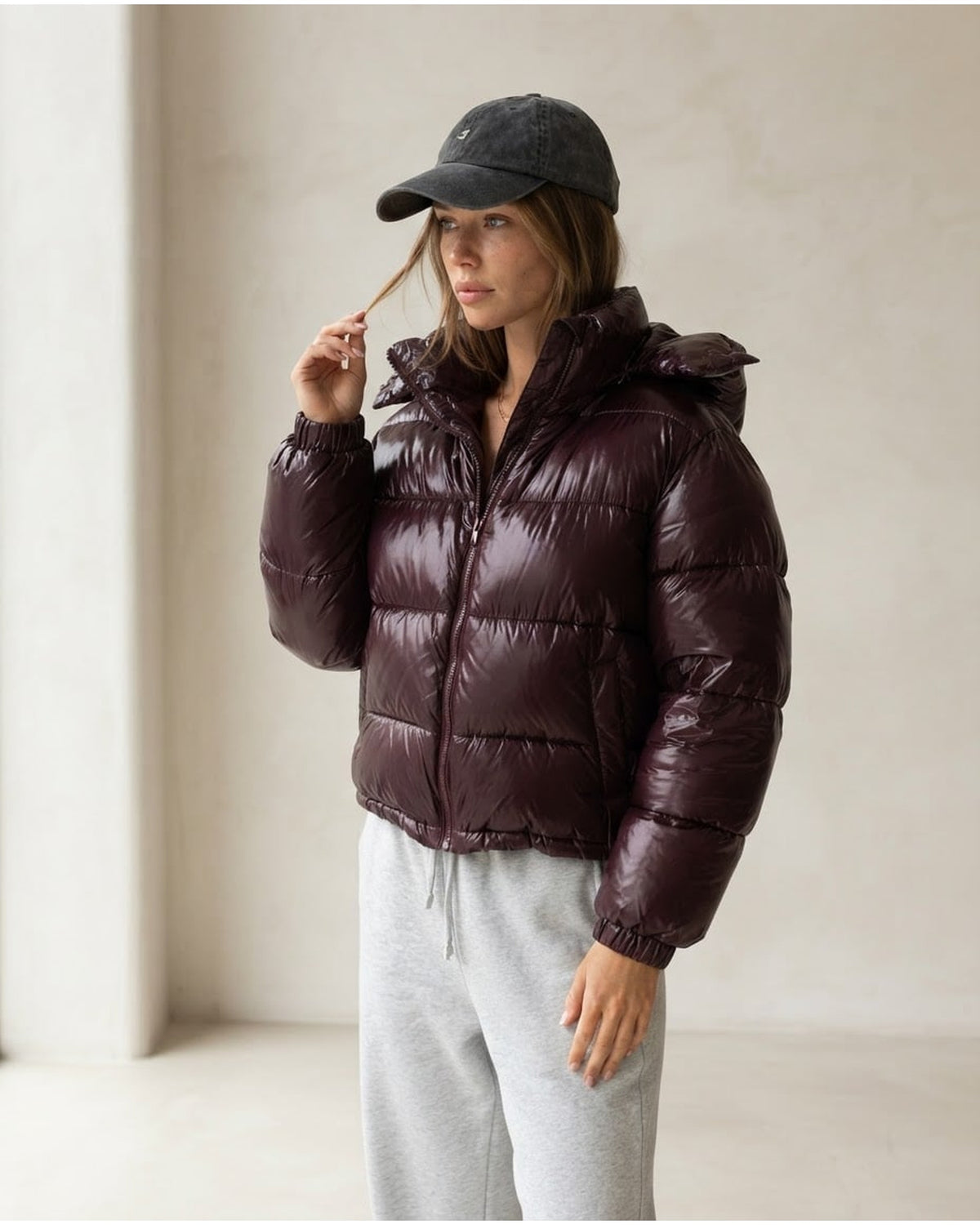 Sophie | Refined Padded Coat for Winter - Side View