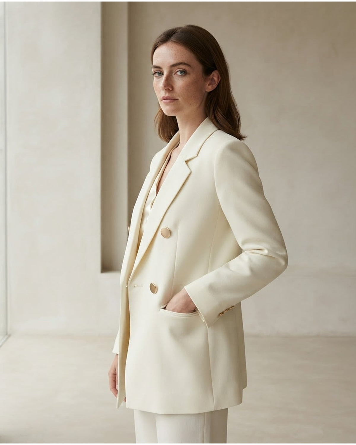 Sophie | Timeless Blazer for Autumn - Side View
