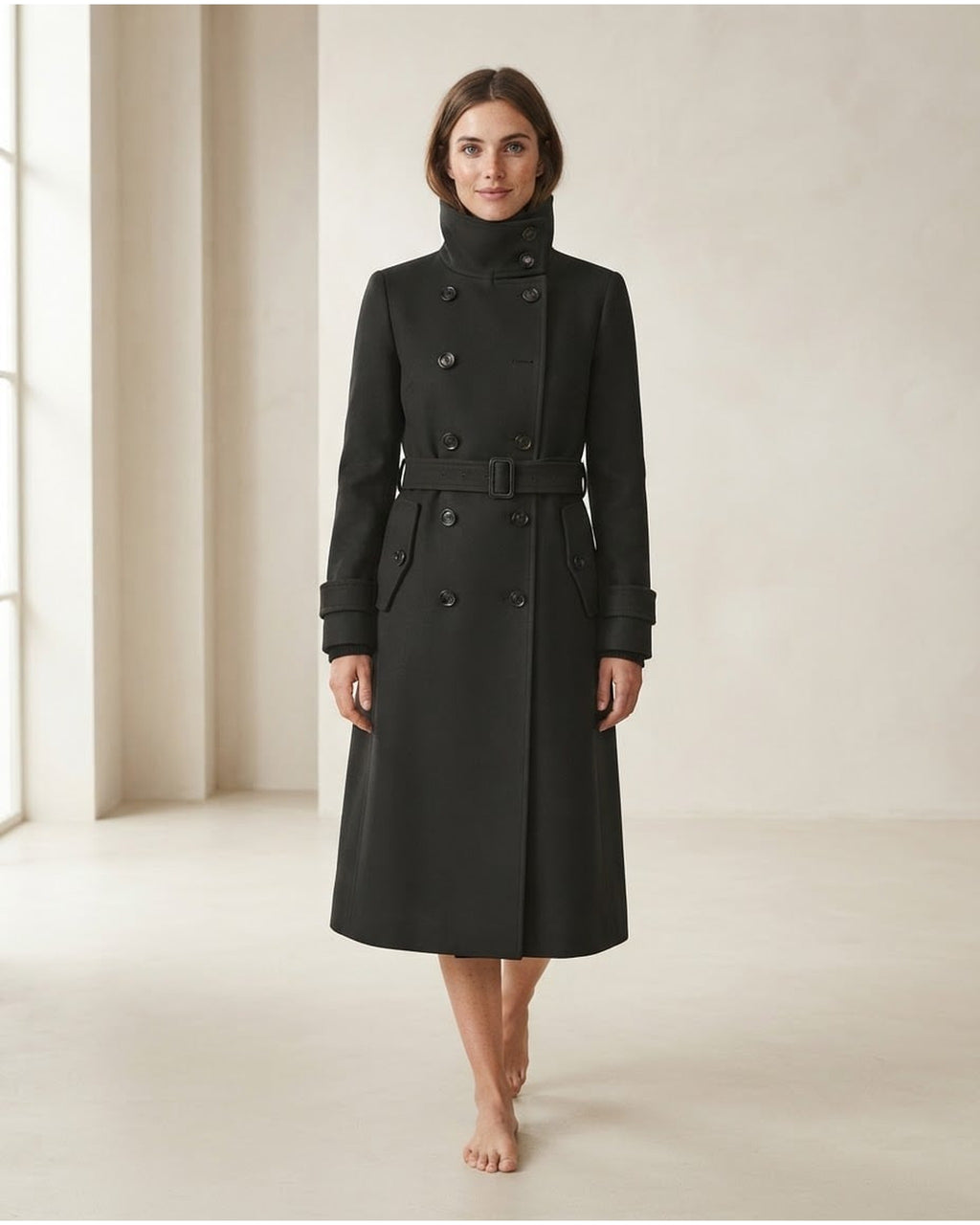 Sophie | Timeless Trench Coat for Winter - Front View