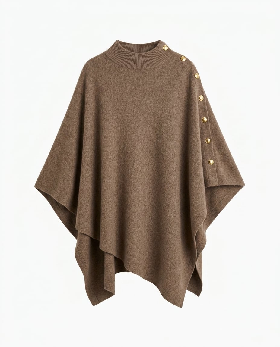 Zara | Elegant Poncho Cardigan for Autumn/Winter - Product Photo