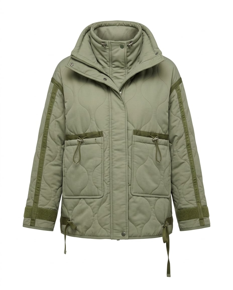Zara | Elegant Quilted Jacket for Autumn/Winter — product white bg | Maison Perigee