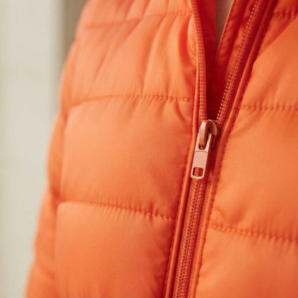 Zara | Elegant Quilted Jacket for Autumn/Winter - Detail Close-Up
