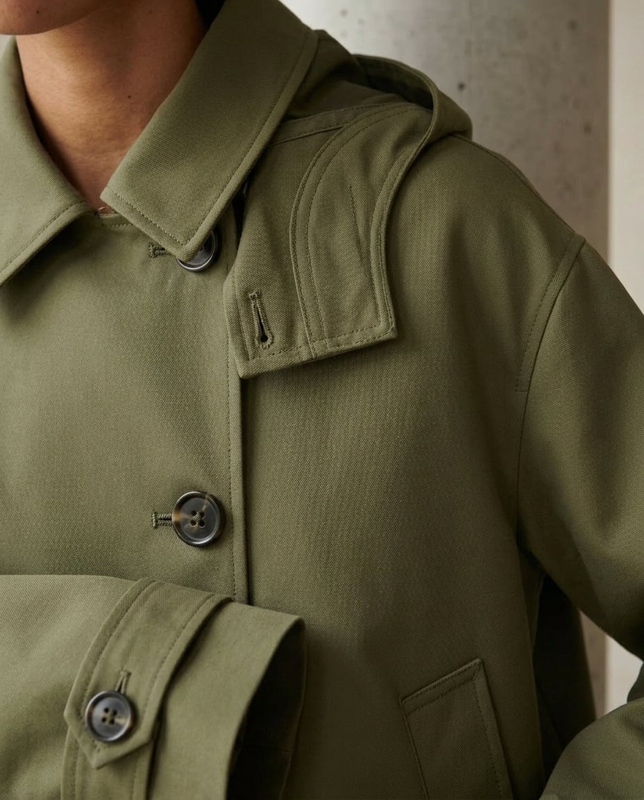 Zara | Refined Jacket for Autumn/Winter - Detail Close-Up