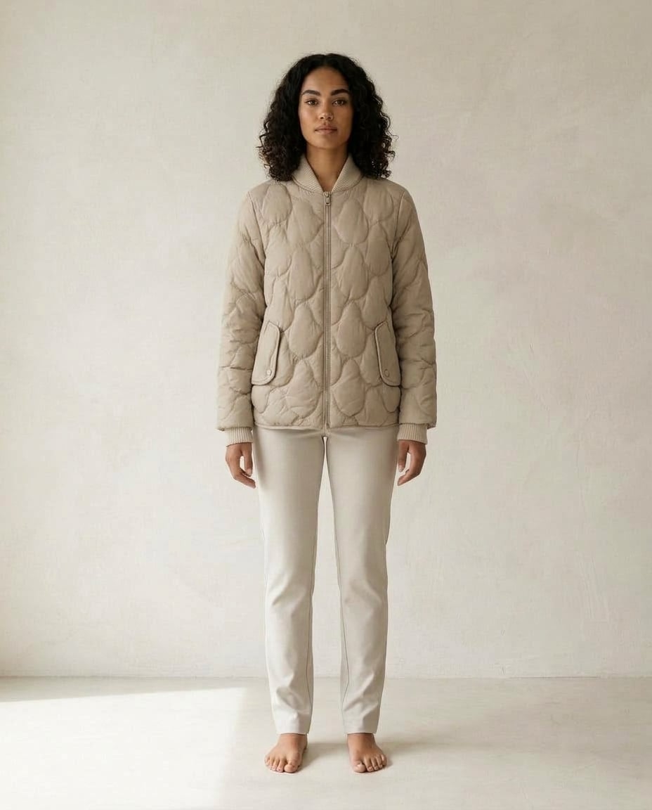 Zara | Refined Quilted Jacket for Winter — front | Maison Perigee