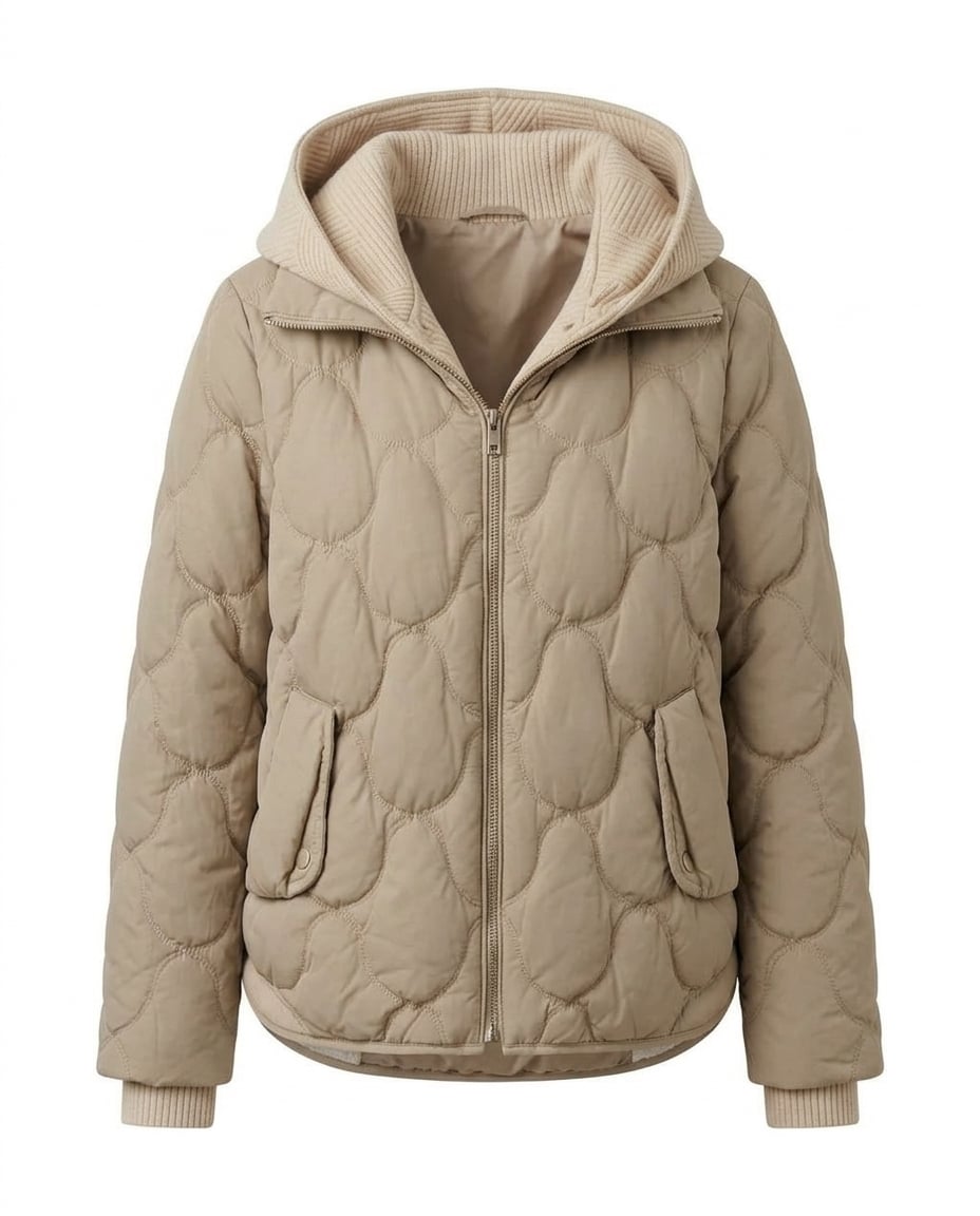 Zara | Refined Quilted Jacket for Winter — product white bg | Maison Perigee