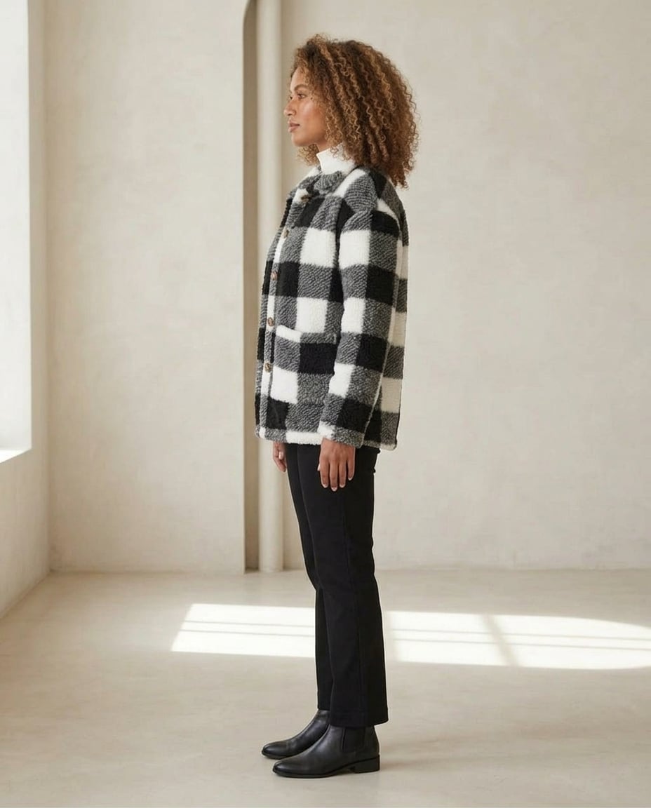 Zara | Timeless Shacket for Autumn/Winter - Side View